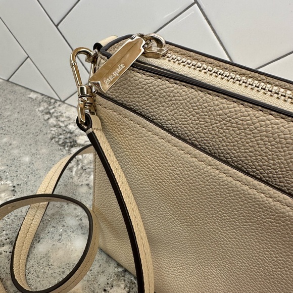 Kate Spade NY Margaux cream leather convertible medium crossbody bag - Picture 6 of 6